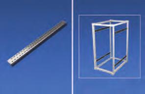 Housings - Server, Patch and Co-location racks (VARICON) Mounting depth posts Mounting depth posts can be used to mount metric profiles and/or accessories.