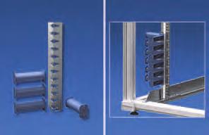 Housings - Server, Patch and Co-location racks (VARICON) Mounting bracket including cable guides These cable guides are ideal for swift and efficient cabling.