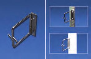 Housings - Server, Patch and Co-location racks (VARICON) Shunting eye horizontal The shunting eye for front mounting 1HE 40 x 86 mm (w x d) is used for cable management and can be mounted on 19-inch
