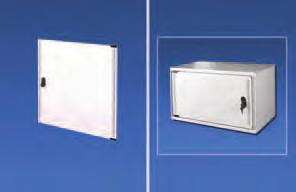 Housings - Wall enclosures (VARICON) Ventilated metal doors The ventilated metal door ensures that the MWE enclosure is visually partitioned off.
