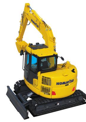 PERFORMANCE FEATURES Working Mode Selection The PC78US-10 excavator is equipped with six working modes (P, E, L, B, ATT/P and ATT/E).