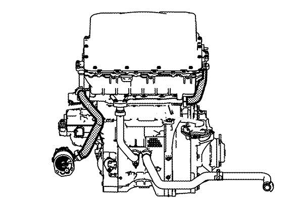 Figure 19 22. Remove the electric compressor mounting bolts and move the electric compressor out of the way. 30.9 N m (3.