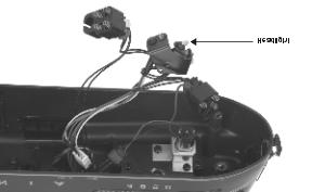 Follow the body removal instructions found in the Lubrication and Greasing Instructions. Figure 8: Removing the Headlight Self Charging Battery Back-Up The special NiCad 7-cell 8.