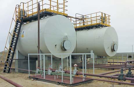 oxygen) Condensate stabilization units Buildings for administrative, living and