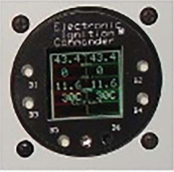 STARTG COMPONENTS SWITCHES ECTRONIC IGNITION COMMANDER The Electronic Ignition Commander provides information and control solutions for experimental aircraft powered by Lycoming and Continental