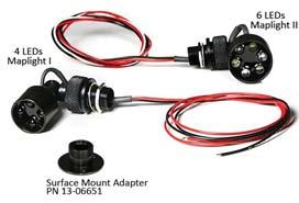 We also offer a flush-mount flange to mount the light if the back side of the light is unreachable.
