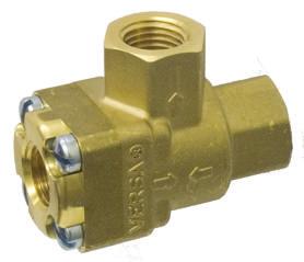 SHUTTLE VLVES a range of Shuttle Valves made of 316 Stainless or Brass in various sizes P VERS B C Versa Shuttle Valves are constructed of solid Brass or 316 Stainless Steel, with resilient seals