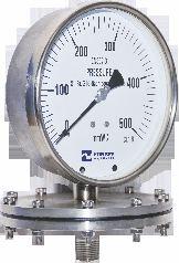 Low Pressure Sensing Schaffer Diaphragm Pressure Gauge : SH Low Pressure Sensing