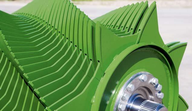 Faster and easier crop feed The ZX cut-and-feed rotor