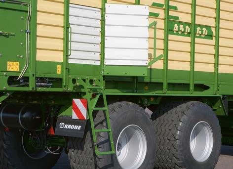 driveshaft protects the rotors from overload Useful The side door with foldable ladder offers convenient