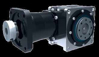 ServoFoxx Hypoid gearboxes HYP FS2 with robotic flange RF With the RF-design, tools for industrial robot applications in accordance with EN ISO 9409-1 can be mounted on to the robot flange.