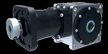 ServoFoxx Hypoid Gearboxes HYP FS2 with hollow shaft HW In the HW version, the output side is configured as a hardened and ground hollow shaft with keyway.