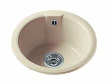 granite LIL 83 2 JN ivory LIL 83 2 a LIR 1 Round bowl synthetic sink Bowl diameter 435 mm Cabinet