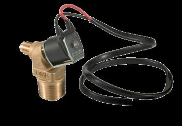 MAGIX LPG CUT-OFF VALVES LPG cut-off solenoid valve for 4 holes cylinders with increased flow (orifice diameter 5 mm) Incorporated Excess Flow safety Max working pressure: 30 bar Working
