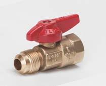 GB-50 Series UL and CSA design-certified manual shut-off ball valves for many fuel types; for up to 5 psig. Standard female x female threaded connection. Sizes: 1/2" to 2".