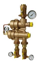 34D ASSE 1016 certified mixing valves are designed to throttle both the hot and cold water inlet supplies to compensate for temperature and pressure fluctuations.