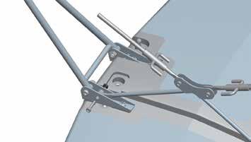 securing the two main struts with suppied bolts 3X10mm(6psc) and