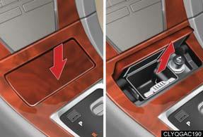 Topic 5 Driving Comfort Ashtrays To remove the