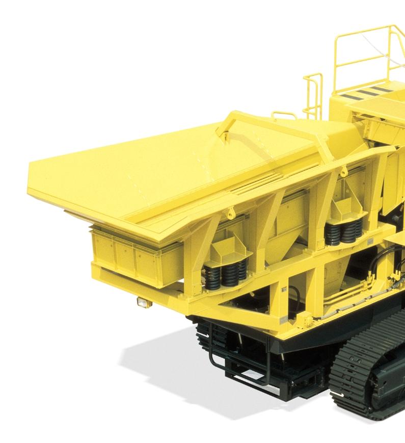 BR500JG-1A Mobile Crusher WALK-AROUND With unsurpassed crushing power and a processing capacity of 85 to 460 U.S. ton/h, the BR500JG-1A is the optimum choice for your work site.
