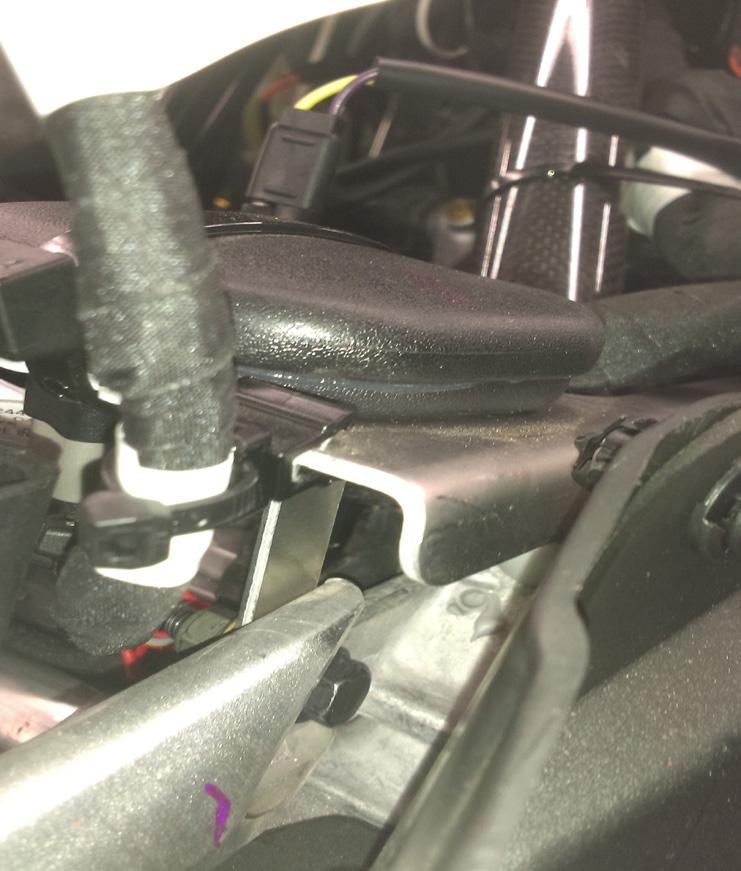 7. Install GPS assembly onto the vehicle at two