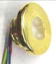 : 21640 light color warm white LED Spots stainless steel gold plated Outer