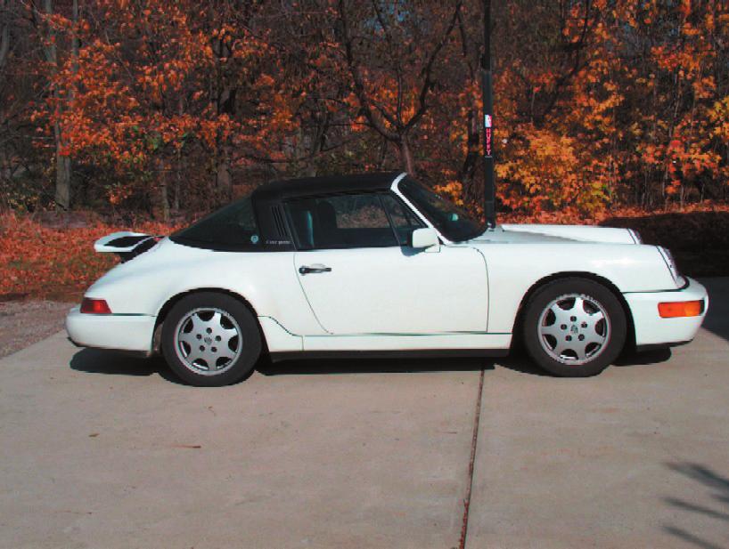 For sale: 1990 C/2 911 Carrera Targa, Gran Prix White with Black leather interior. 67,000 miles. All factory fixes done. Total motor rebuild at 10,000. No snow and little rain for many years.