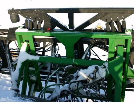 * The boom frame roll sensor does not have a temperature probe Figure 15 Roll sensor mounting with respect to sprayer orientation 4.5.1 Boom Roll Sensor Mounting The boom roll sensor (E04) must be mounted to the rotating part of the boom.