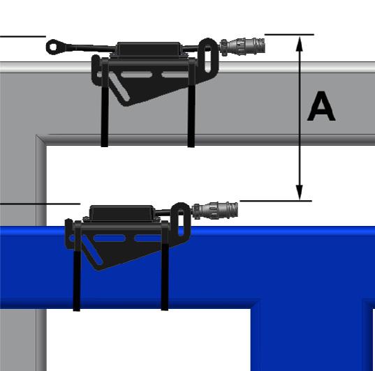 4.5.3 Inverted Roll Sensor Mounting If desired, the Roll sensor may be mounted inverted, so long as the connector exits towards the