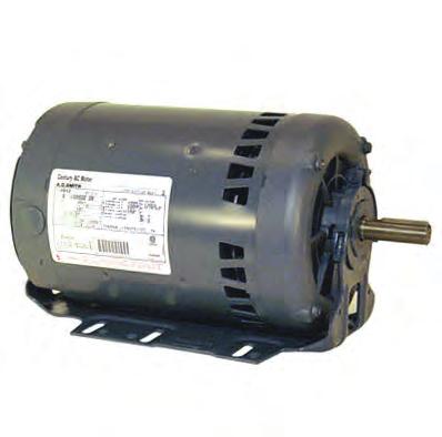 Three Phase Belt Drive Motors Resilient Base and Rigid Base Reversible Rotation Diameter Shaft Open Drip-Proof 40 C Ambient Ball Bearings 56 Frame Formerly A.O. Smith Electrical Products Company Stock # HP RPM Volts Amps.