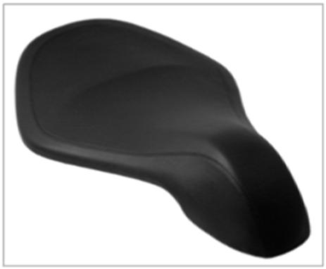 Leather saddle- 1B00057800XX Made of genuine leather, stain and water resistant.
