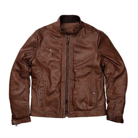 9. R I D E R S C O L L E C T I O N Men s Leather Jacket Soft sheep genuine leather jacket with light padding.