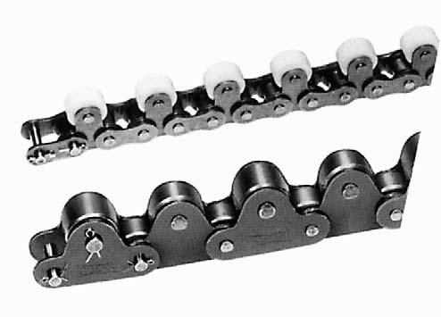 U.S. TSUBAKI FREE FLOW CHAIN Top Roller Chain Selection of free flow chain should be based upon the conveyor layout and the size of the conveyed load.