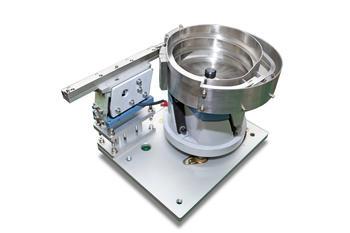 Vibrator Bowl With In-Line Feeder Vibrator Bowl with Equipment Vibrator is the driver that moves the part in feeder bowl. There s two type of vibrator which is Piezo and coil type.