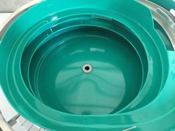 Specification: Polyurethane coating (green). Thickness of coating around 0.5 mm. Function: Prevent feeding units scratches Better appearance. Increase life span of bowl.