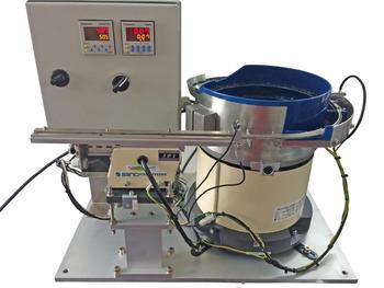 Vibrator Bowl Feeder With In-Line Feeder Module Vibrator Bowl Feeder With In-Line Feeder Module Benefit of Bowl Feeder: Bowl module- Material: SUS304 Bowl type: Cylindrical bowl with diameter 230mm