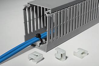For fastening components to base of ducts HelaDuct HTWD-CTH and HTWD-TL Mounts HelaDuct HTWD-CTH is used to anchor a cable tie securely to the base of a duct.