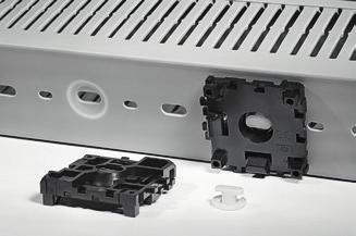 For mounting ducts to DIN rails HelaDuct HTWD-RB Rail Mounting Blocks HelaDuct HTWD-RB is used fix wiring ducts or other elements firmly to DIN rail.