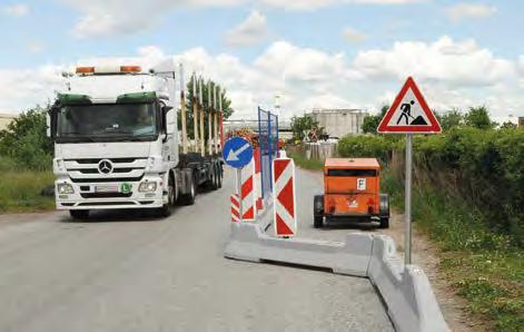 Construction site safety Traffic flows Stationary traffic Flexible safeguarding...... safe guidance.