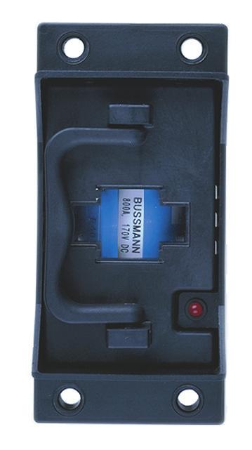 demanding applications Panel mounting Easily connected to line or load bus 15100-401 70-400 15100-601 300-800 Dimensions in (mm) 6.75 (171.45) TPL fuse amp range 3 (76.2) 4 (101.