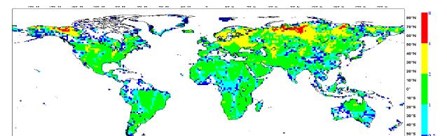 Global Fire Assimilation System (GFAS v1) NUMBER OF