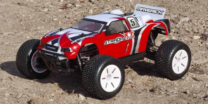 The Strada XT Evo S In addition to all the great features of the Strada XT Evo the Evo S version is adding brushless power to the Strada XT Truggy for more torque and speed.