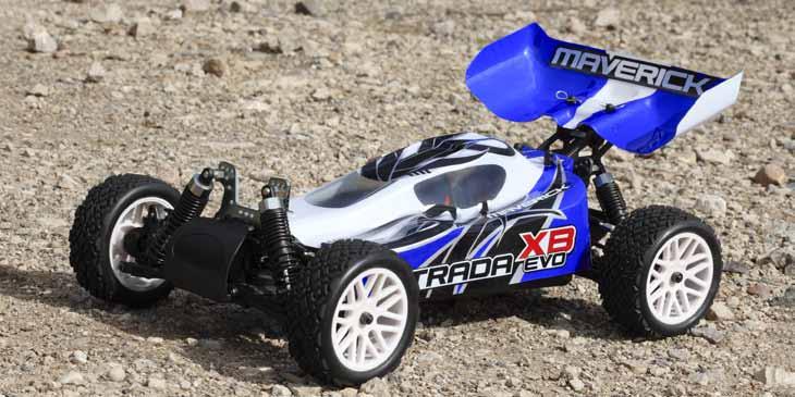 The Strada XB Evo Want to hit the track with a classical 4-wheel drive buggy for as much traction as possible? Then the Strada XB Evo 4WD buggy is for you!