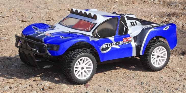 The Strada SC Evo For off-road scale looks and bodyshell-banging action, there s no beating short course truck racing!