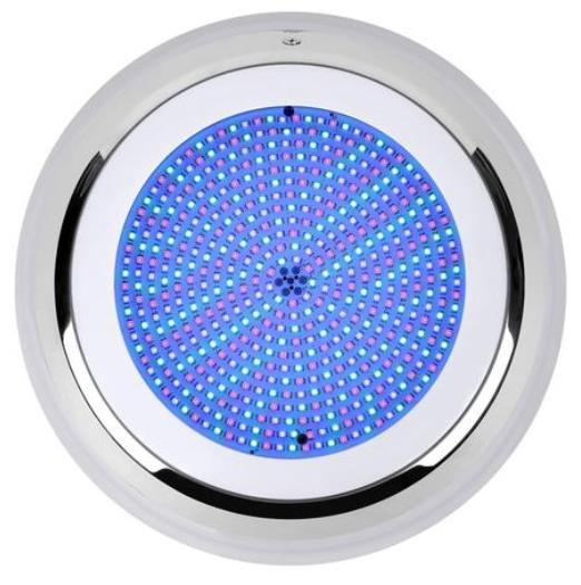 POOL BARON Nicheless Color Changing LED Pool Light SPECIFICATIONS: An RGB color changing pool light featuring 16 preprogrammed color modes, including white.