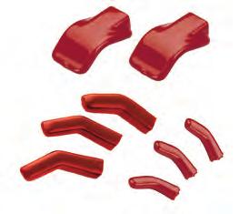 CLAMPS ACCESSORIES Replacement Sleeves Sleeves are easily removed for cleaning or replacement.