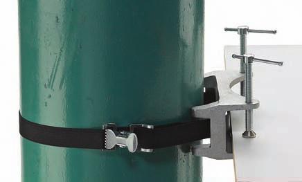 Models 711 and 716 available with or without a "Secure Cylinder" safety message strap. Model 711 Bench Clamp This bench clamp has a large tightening handle for mounting to any flat surface up to.