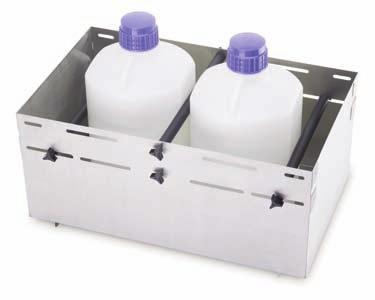 SHAKERS Platforms and Accessories Large Vessel Carrier Platforms Ideal for large sample containers like Carboys, jugs, and bottles High side walls secure samples Heavy-duty design Stainless steel