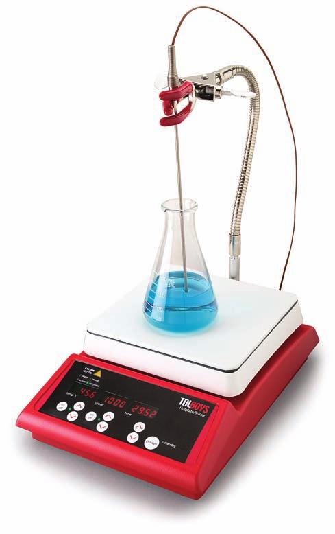 HOTPLATES/STIRRERS PROFESSIONAL Hotplates, Stirrers, and Hotplate-Stirrers Displays for temperature, speed, and time Safety features to protect operator Includes Ultra Flex Probe Kit for external