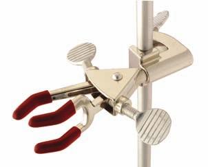 CLAMPS MULTI-PURPOSE Swivel Clamps Used to hold apparatus near the lab-frame. Unlike extension clamps,the swivel clamps have an integral holder for attaching to a lab-frame or other apparatus.