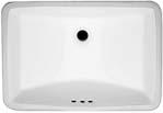 Undermount bowls have an overflow INTEGRAL BOWLS SOLID SURFACE SMALL OVAL INTERGRAL SOLID SURFACE BOWL LARGE OVAL INTEGRAL SOLID SURFACE